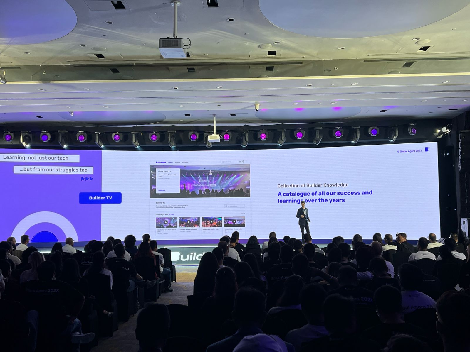 Speaking event - Leadership talk at conference